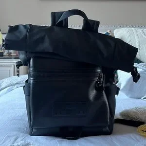 Coach Bags Coach Mens Terrain Roll Top Backpack Black Poshmark